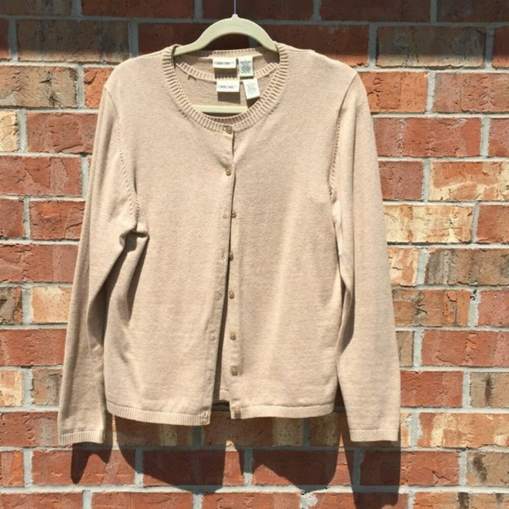 Sweater Twinset Size Large Cherokee Cardigan